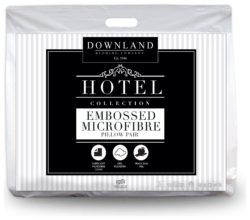 Downland Embossed Soft to Touch 10.5 Tog Duvet - Single.